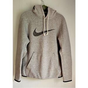 Nike Sportswear 50 Logo Print Organic Cotton-Blend Jersey Sweatshirt Hoodie New